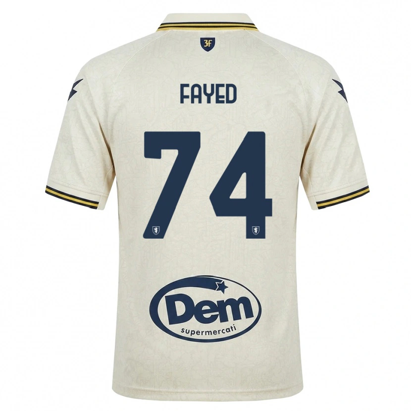 Danxen Kobiety Omar Fayed #74 Oldlace Żółty Czarny Wyjazdowa Koszulka 2026/27 Koszulki Klubowe