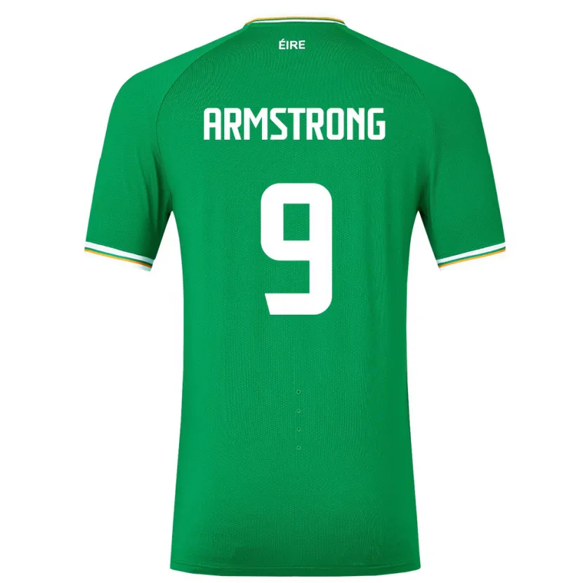 Danxen Dzieci Irlandia Sinclair Armstrong #9 Zielony Domowa Koszulka 24-26 Koszulki Klubowe