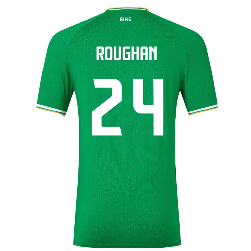 Danxen Dzieci Irlandia Sean Roughan #24 Zielony Domowa Koszulka 24-26 Koszulki Klubowe