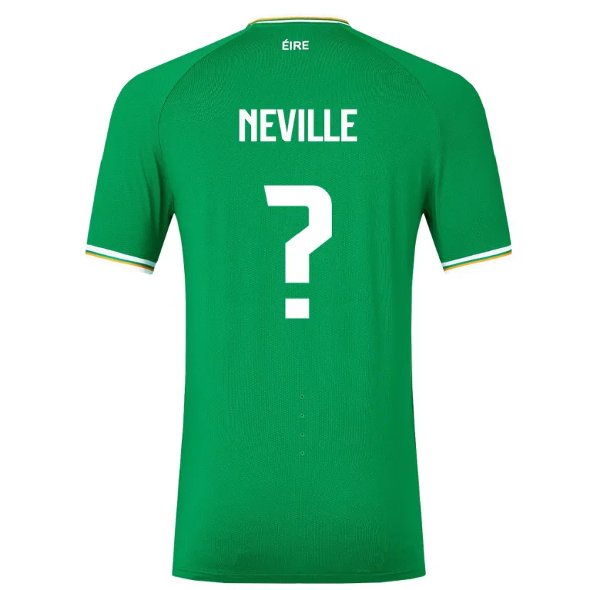 Danxen Dzieci Irlandia Harvey Neville #0 Zielony Domowa Koszulka 24-26 Koszulki Klubowe