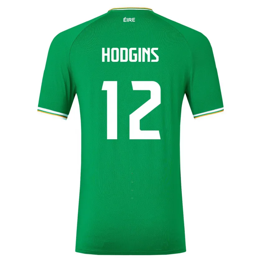 Danxen Dzieci Irlandia Gavin Hodgins #12 Zielony Domowa Koszulka 24-26 Koszulki Klubowe