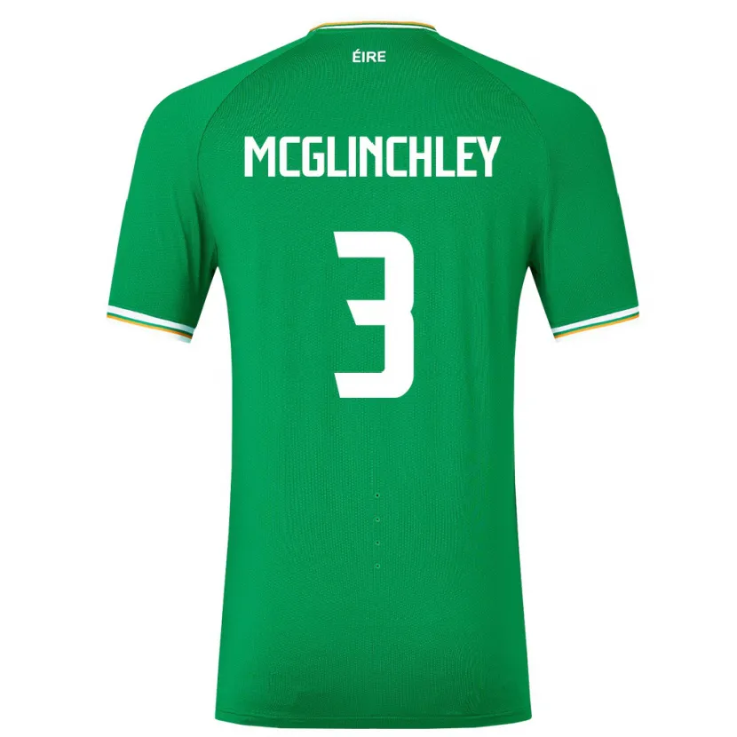 Danxen Dzieci Irlandia Harry Mcglinchley #3 Zielony Domowa Koszulka 24-26 Koszulki Klubowe