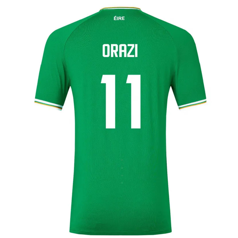 Danxen Dzieci Irlandia Ike Orazi #11 Zielony Domowa Koszulka 24-26 Koszulki Klubowe