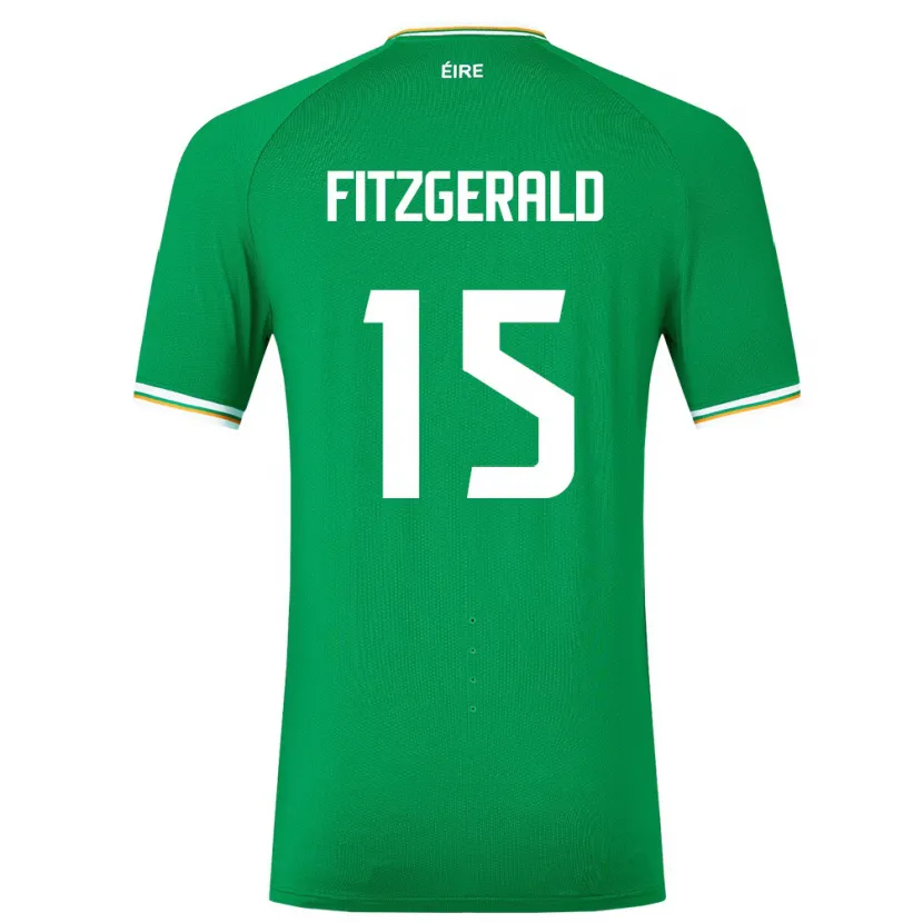 Danxen Dzieci Irlandia Kyle Fitzgerald #15 Zielony Domowa Koszulka 24-26 Koszulki Klubowe