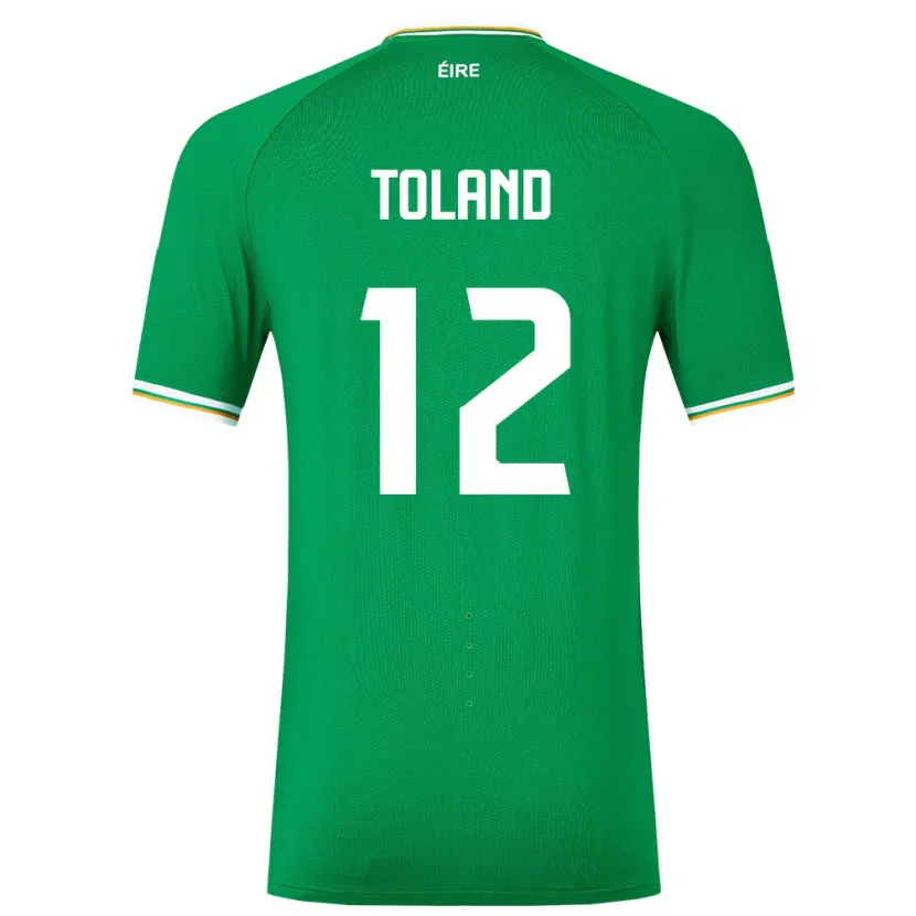 Danxen Dzieci Irlandia Tyler Toland #12 Zielony Domowa Koszulka 24-26 Koszulki Klubowe