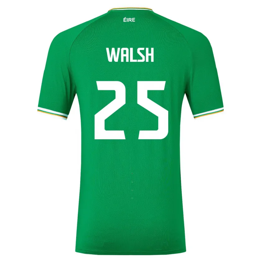Danxen Dzieci Irlandia Megan Walsh #25 Zielony Domowa Koszulka 24-26 Koszulki Klubowe