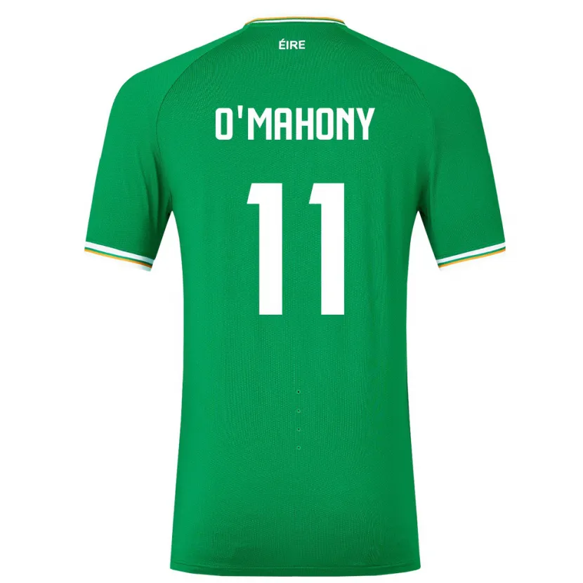 Danxen Dzieci Irlandia Éabha O'mahony #11 Zielony Domowa Koszulka 24-26 Koszulki Klubowe