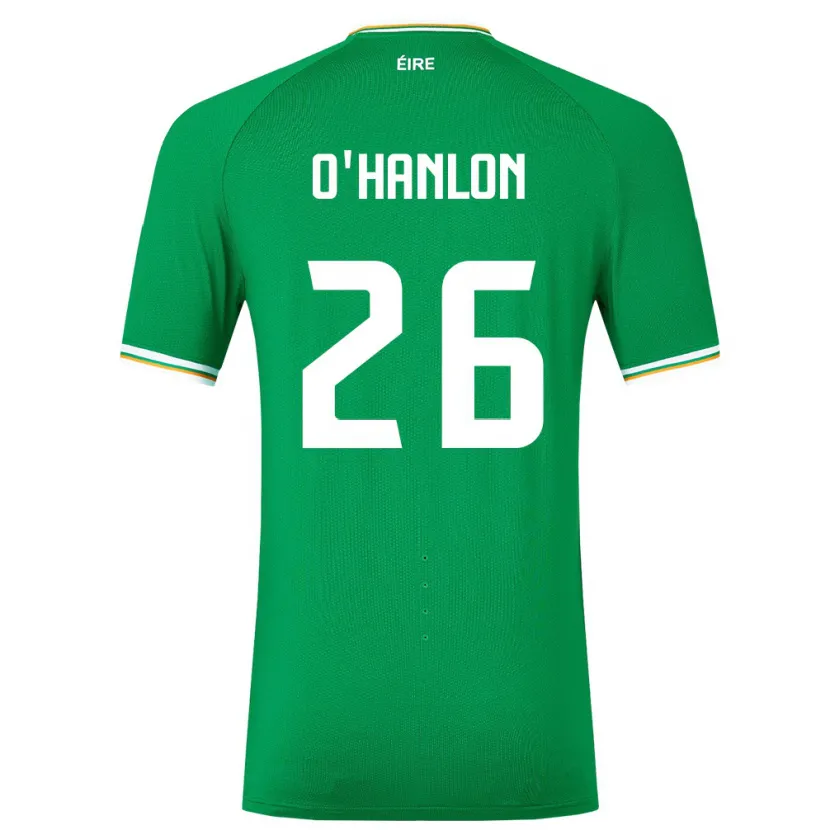 Danxen Dzieci Irlandia Tara O'hanlon #26 Zielony Domowa Koszulka 24-26 Koszulki Klubowe