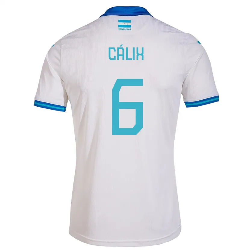 Danxen Dzieci Honduras Noel Cálix #6 Biały Domowa Koszulka 24-26 Koszulki Klubowe