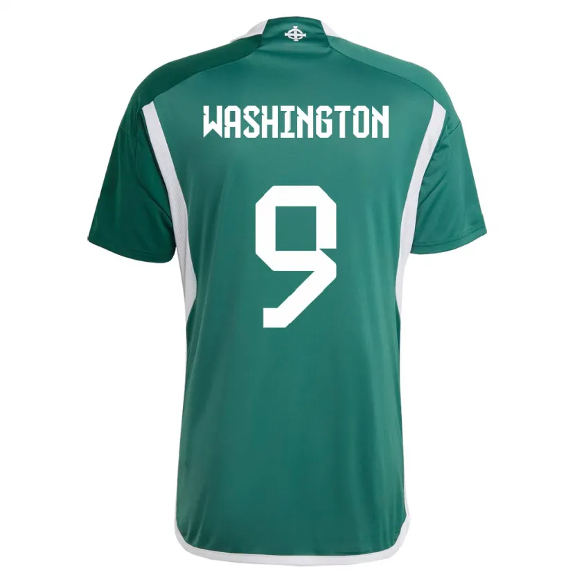 Danxen Dzieci Irlandia Północna Conor Washington #9 Zielony Domowa Koszulka 24-26 Koszulki Klubowe