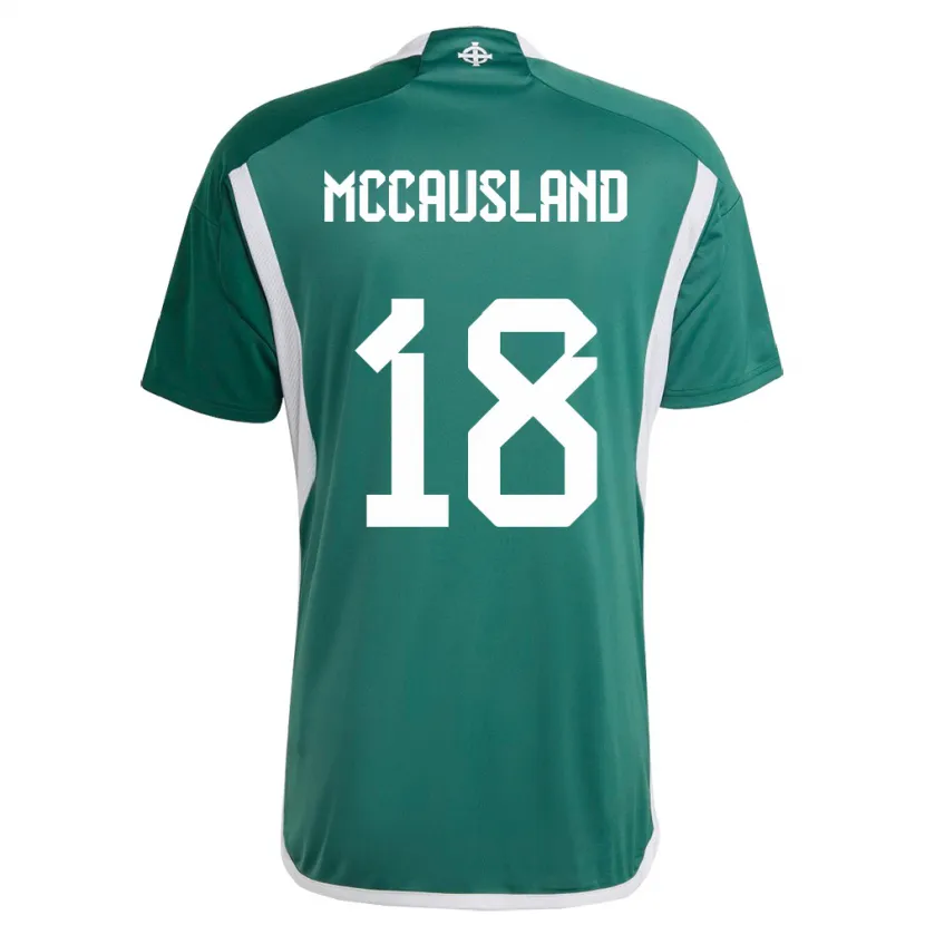 Danxen Dzieci Irlandia Północna Ross Mccausland #18 Zielony Domowa Koszulka 24-26 Koszulki Klubowe