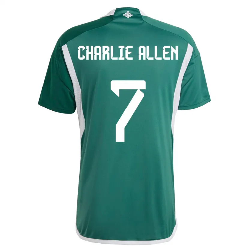 Danxen Dzieci Irlandia Północna Charlie Allen #7 Zielony Domowa Koszulka 24-26 Koszulki Klubowe