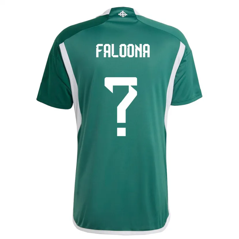 Danxen Dzieci Irlandia Północna Jack Faloona #0 Zielony Domowa Koszulka 24-26 Koszulki Klubowe