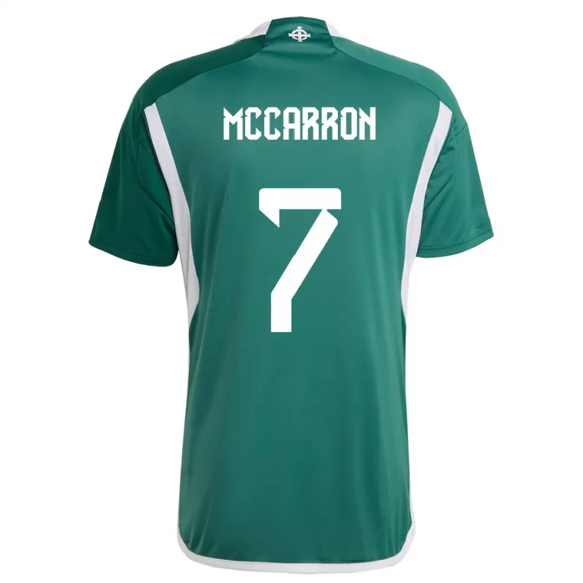 Danxen Dzieci Irlandia Północna Chloe Mccarron #7 Zielony Domowa Koszulka 24-26 Koszulki Klubowe