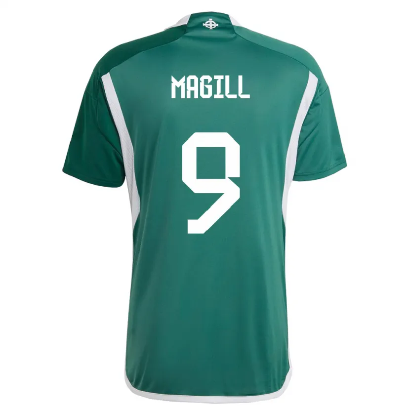 Danxen Dzieci Irlandia Północna Simone Magill #9 Zielony Domowa Koszulka 24-26 Koszulki Klubowe