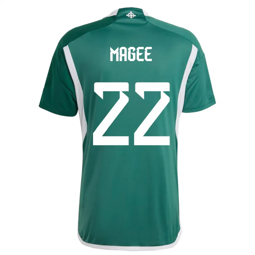 Danxen Dzieci Irlandia Północna Abbie Magee #22 Zielony Domowa Koszulka 24-26 Koszulki Klubowe