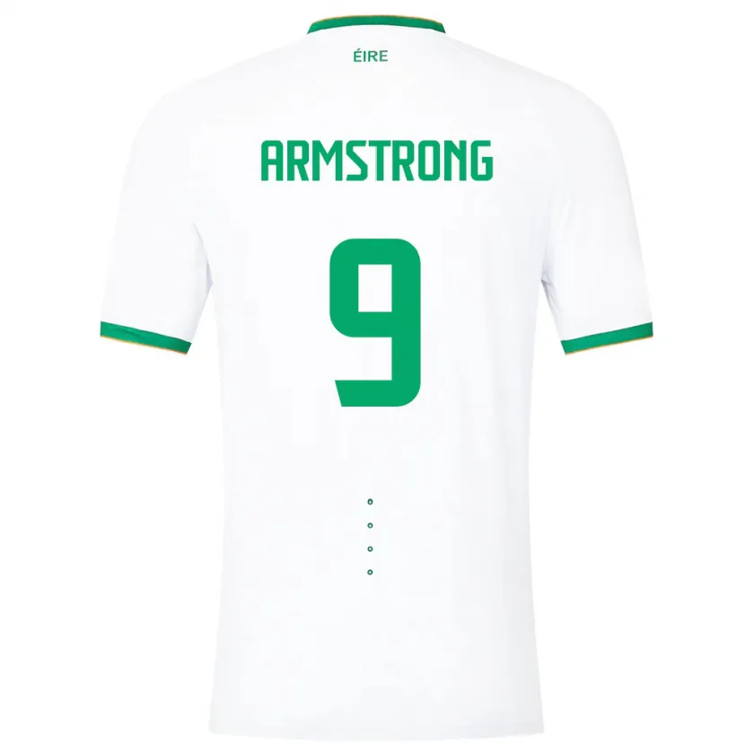 Danxen Dzieci Irlandia Sinclair Armstrong #9 Biały Wyjazdowa Koszulka 24-26 Koszulki Klubowe
