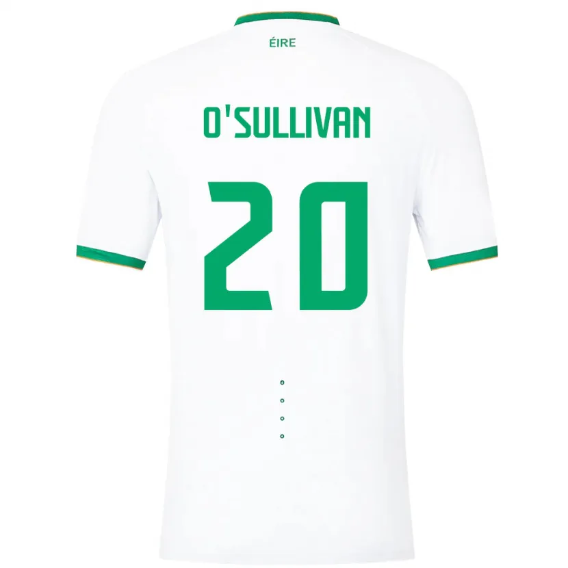 Danxen Dzieci Irlandia Cathal O'sullivan #20 Biały Wyjazdowa Koszulka 24-26 Koszulki Klubowe