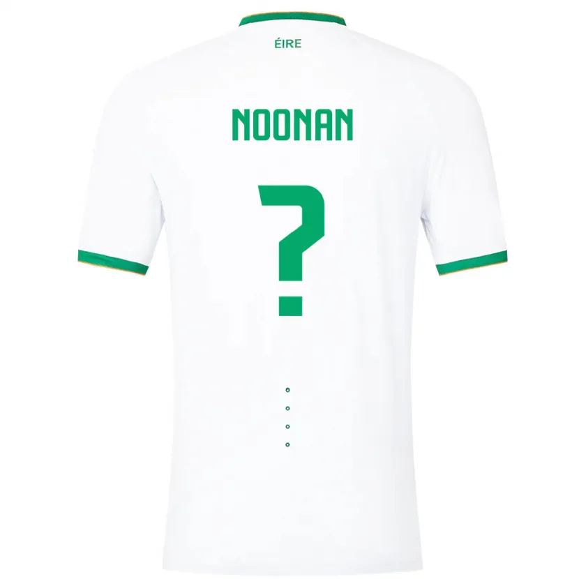 Danxen Dzieci Irlandia Saoirse Noonan #0 Biały Wyjazdowa Koszulka 24-26 Koszulki Klubowe