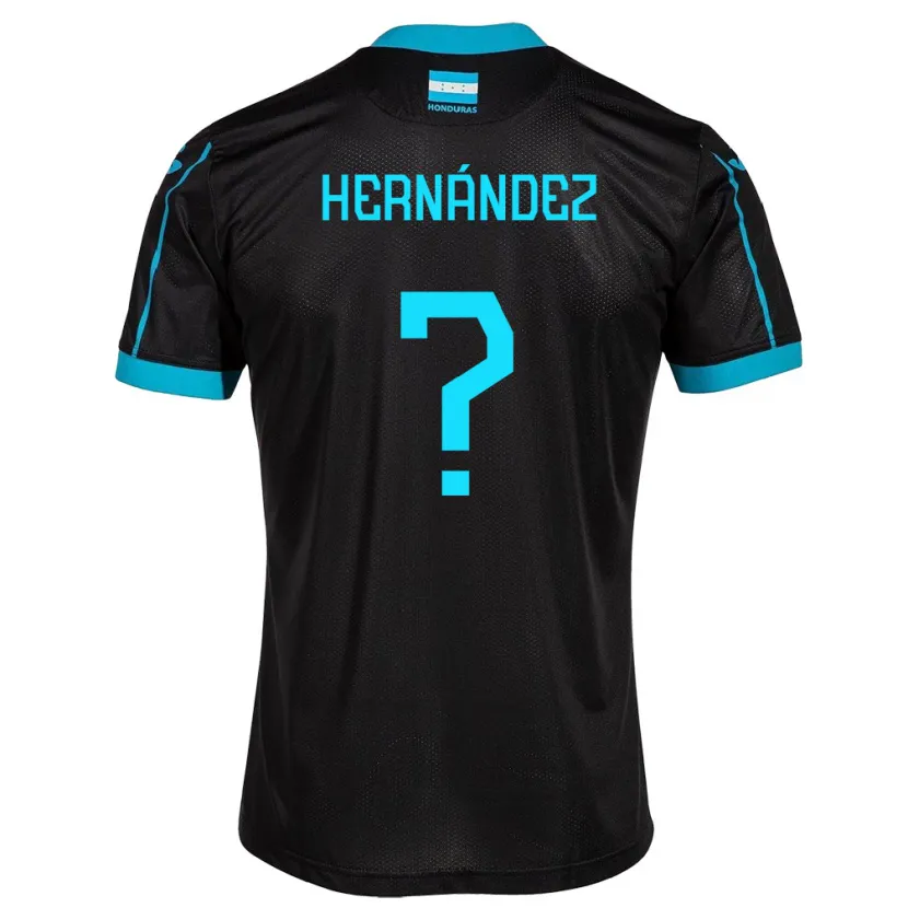 Danxen Dzieci Honduras Riccy Hernández #0 Czarny Wyjazdowa Koszulka 24-26 Koszulki Klubowe
