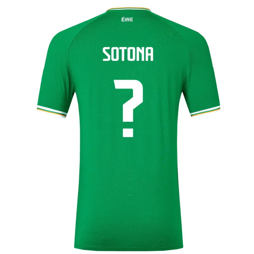 Danxen Męski Irlandia Deji Sotona #0 Zielony Domowa Koszulka 24-26 Koszulki Klubowe