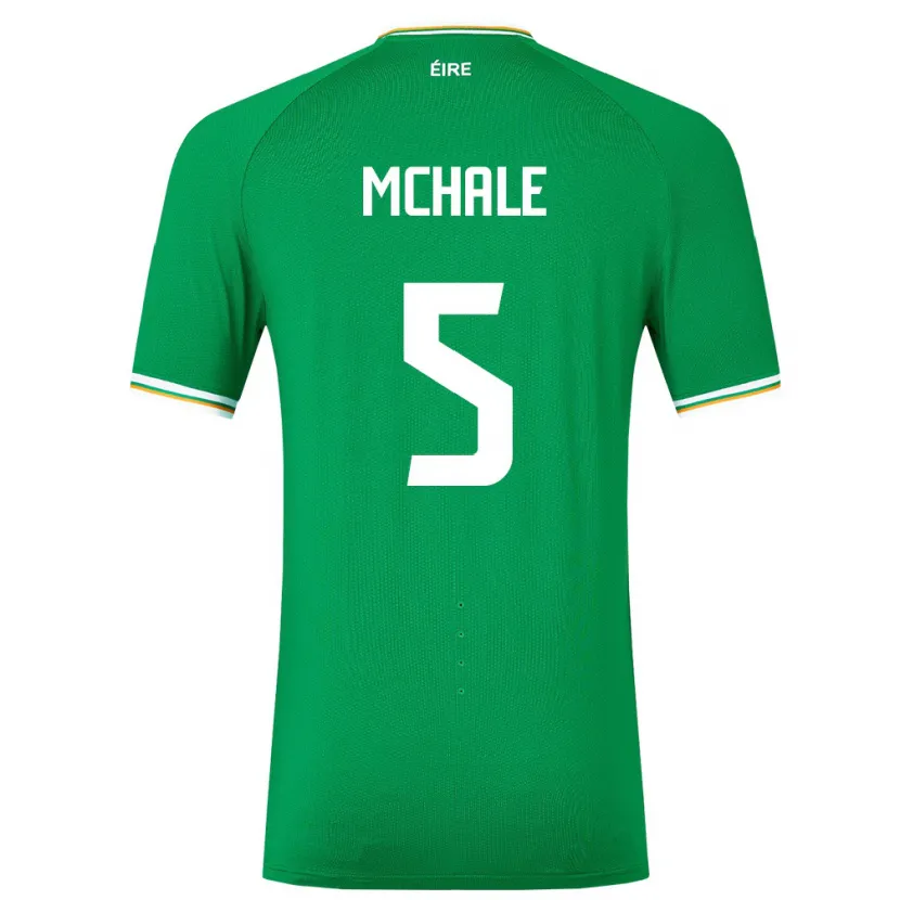 Danxen Męski Irlandia Sean Mchale #5 Zielony Domowa Koszulka 24-26 Koszulki Klubowe