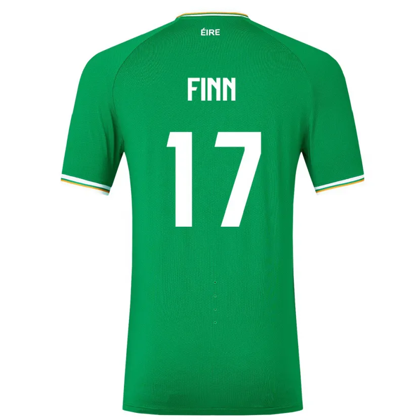 Danxen Męski Irlandia Jamie Finn #17 Zielony Domowa Koszulka 24-26 Koszulki Klubowe