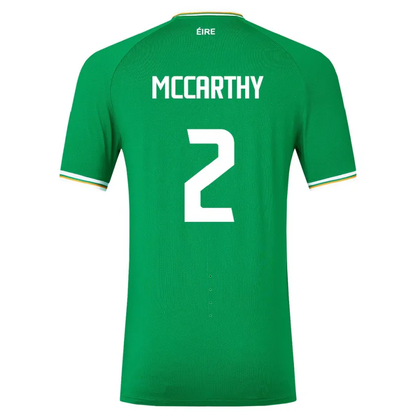 Danxen Męski Irlandia Savannah Mccarthy #2 Zielony Domowa Koszulka 24-26 Koszulki Klubowe