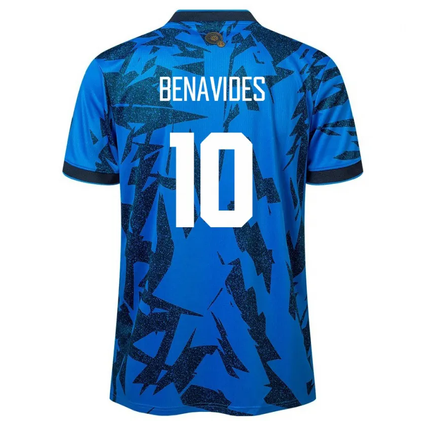 Danxen Męski Salwador Matthew Benavides #10 Niebieski Domowa Koszulka 24-26 Koszulki Klubowe