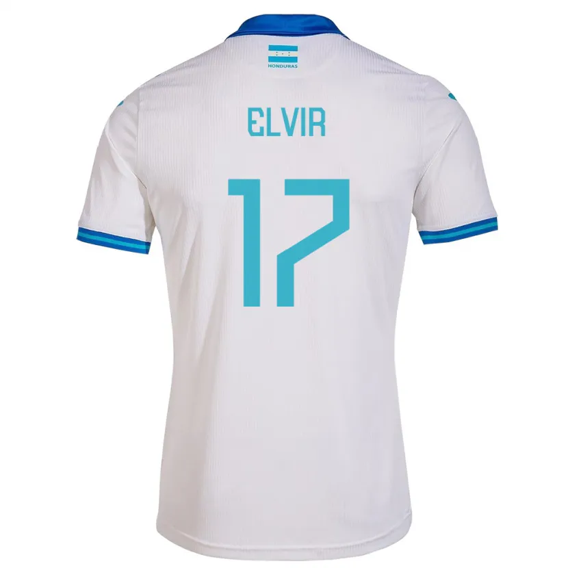Danxen Męski Honduras Samuel Elvir #17 Biały Domowa Koszulka 24-26 Koszulki Klubowe