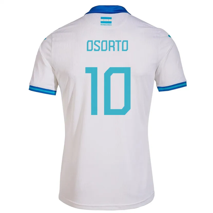 Danxen Męski Honduras Roberto Osorto #10 Biały Domowa Koszulka 24-26 Koszulki Klubowe