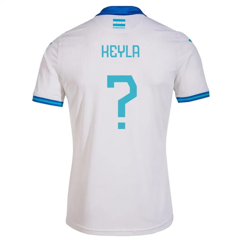 Danxen Męski Honduras Keyla Aguilar #0 Biały Domowa Koszulka 24-26 Koszulki Klubowe