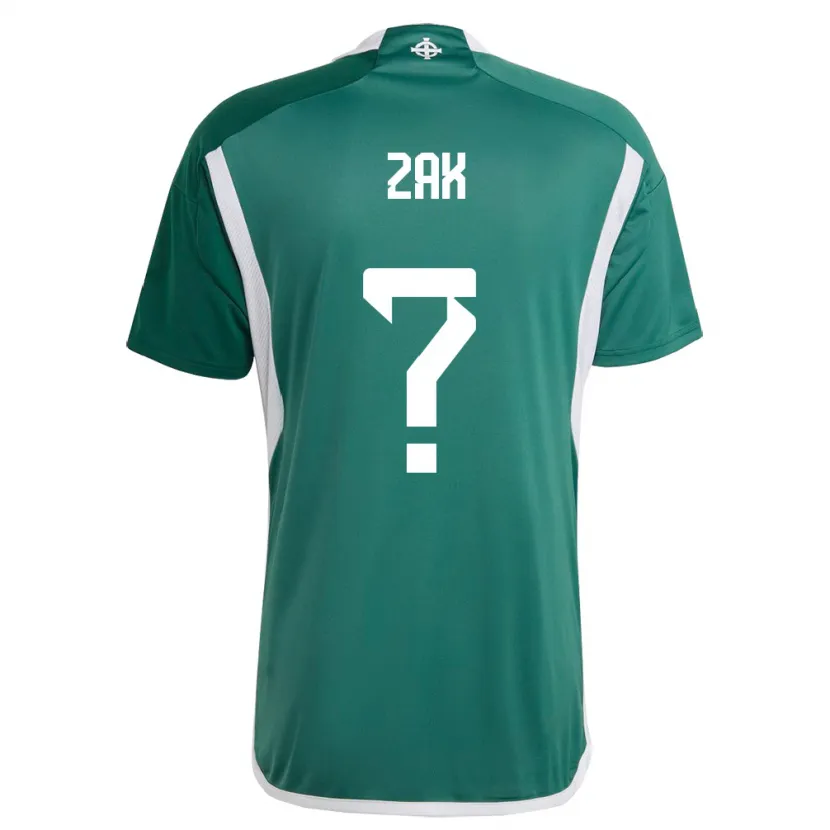 Danxen Męski Irlandia Północna Zak Robinson #0 Zielony Domowa Koszulka 24-26 Koszulki Klubowe