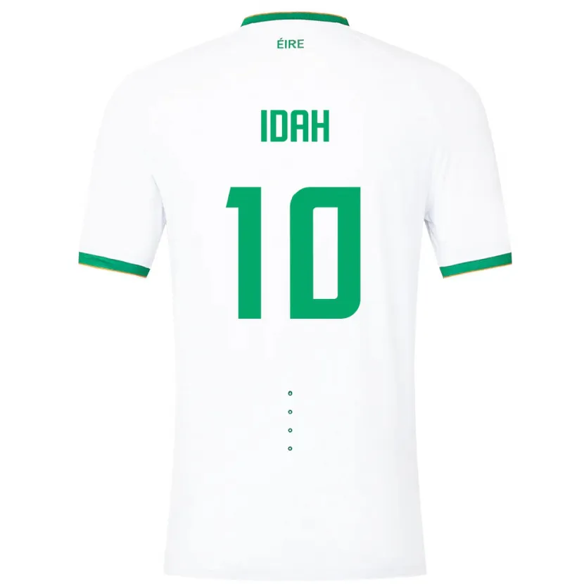 Danxen Męski Irlandia Adam Idah #10 Biały Wyjazdowa Koszulka 24-26 Koszulki Klubowe