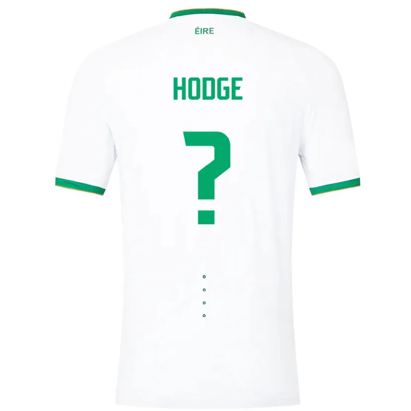Danxen Męski Irlandia Joe Hodge #0 Biały Wyjazdowa Koszulka 24-26 Koszulki Klubowe