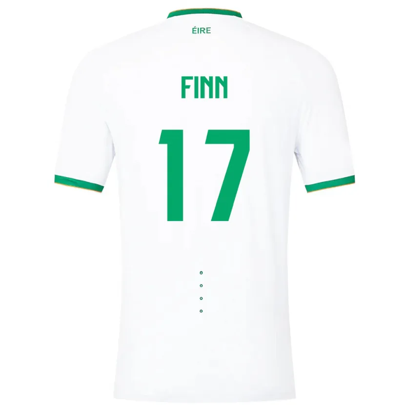 Danxen Męski Irlandia Jamie Finn #17 Biały Wyjazdowa Koszulka 24-26 Koszulki Klubowe