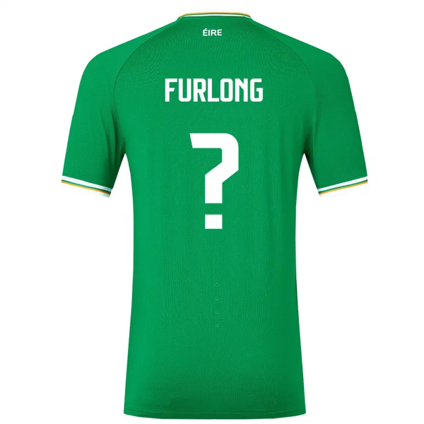 Danxen Kobiety Irlandia James Furlong #0 Zielony Domowa Koszulka 24-26 Koszulki Klubowe