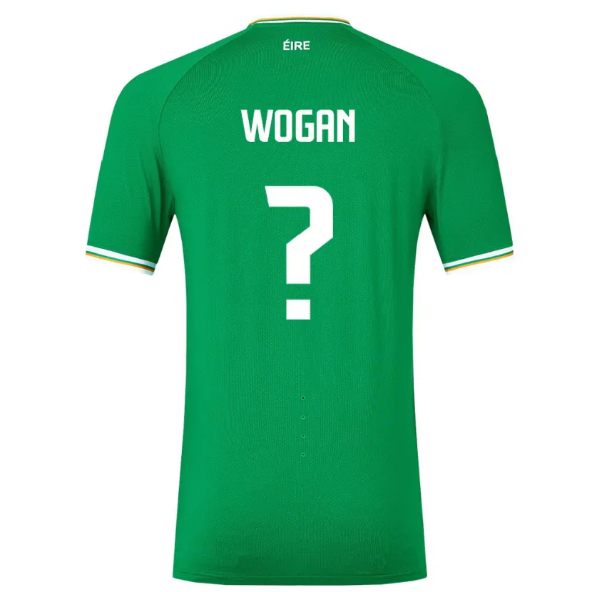 Danxen Kobiety Irlandia Andrew Wogan #0 Zielony Domowa Koszulka 24-26 Koszulki Klubowe