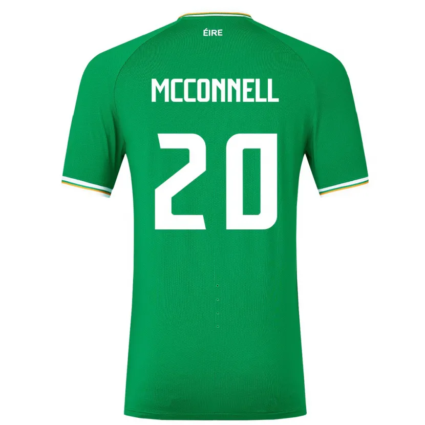 Danxen Kobiety Irlandia Glenn Mcconnell #20 Zielony Domowa Koszulka 24-26 Koszulki Klubowe