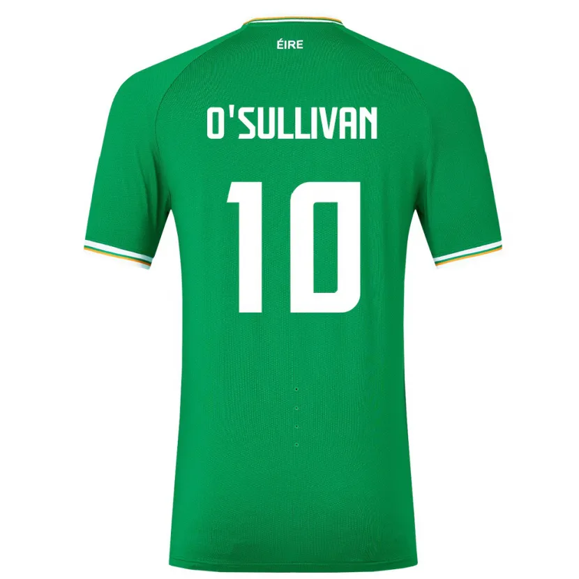 Danxen Kobiety Irlandia Denise O'sullivan #10 Zielony Domowa Koszulka 24-26 Koszulki Klubowe