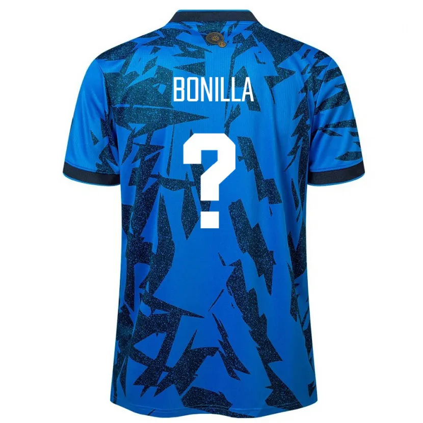 Danxen Kobiety Salwador Nelson Bonilla #0 Niebieski Domowa Koszulka 24-26 Koszulki Klubowe
