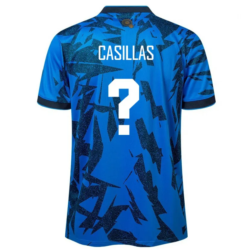 Danxen Kobiety Salwador Marcos Casillas #0 Niebieski Domowa Koszulka 24-26 Koszulki Klubowe