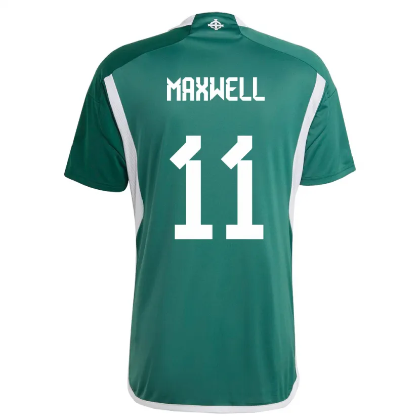Danxen Kobiety Irlandia Północna Danielle Maxwell #11 Zielony Domowa Koszulka 24-26 Koszulki Klubowe