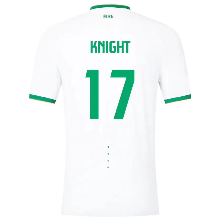Danxen Kobiety Irlandia Jason Knight #17 Biały Wyjazdowa Koszulka 24-26 Koszulki Klubowe