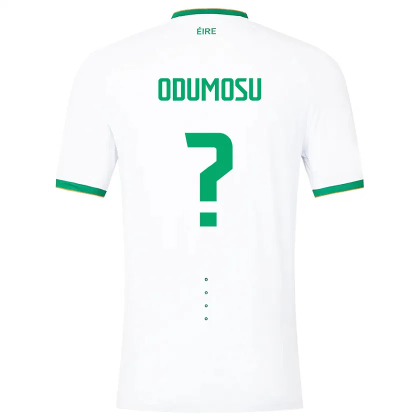Danxen Kobiety Irlandia David Odumosu #0 Biały Wyjazdowa Koszulka 24-26 Koszulki Klubowe