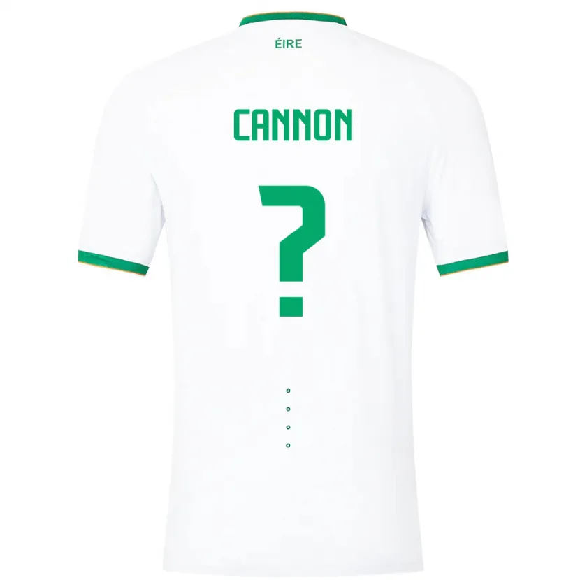 Danxen Kobiety Irlandia Thomas Cannon #0 Biały Wyjazdowa Koszulka 24-26 Koszulki Klubowe