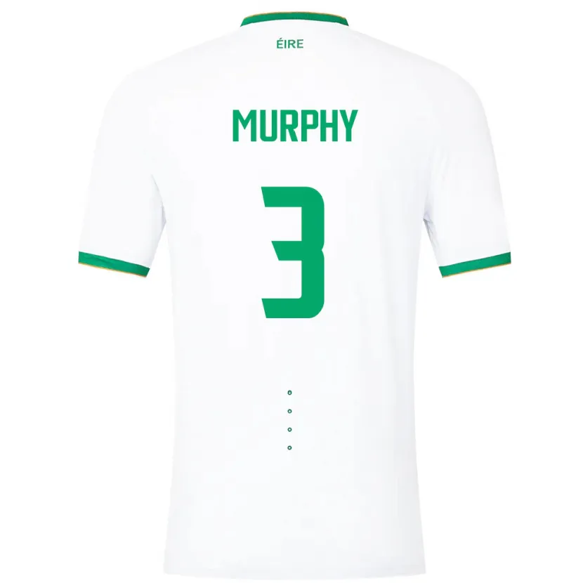 Danxen Kobiety Irlandia Alex Murphy #3 Biały Wyjazdowa Koszulka 24-26 Koszulki Klubowe