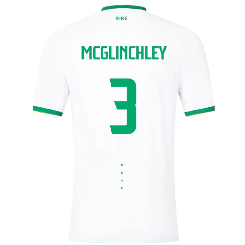 Danxen Kobiety Irlandia Harry Mcglinchley #3 Biały Wyjazdowa Koszulka 24-26 Koszulki Klubowe