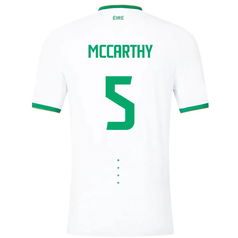 Danxen Kobiety Irlandia Taylor Mccarthy #5 Biały Wyjazdowa Koszulka 24-26 Koszulki Klubowe