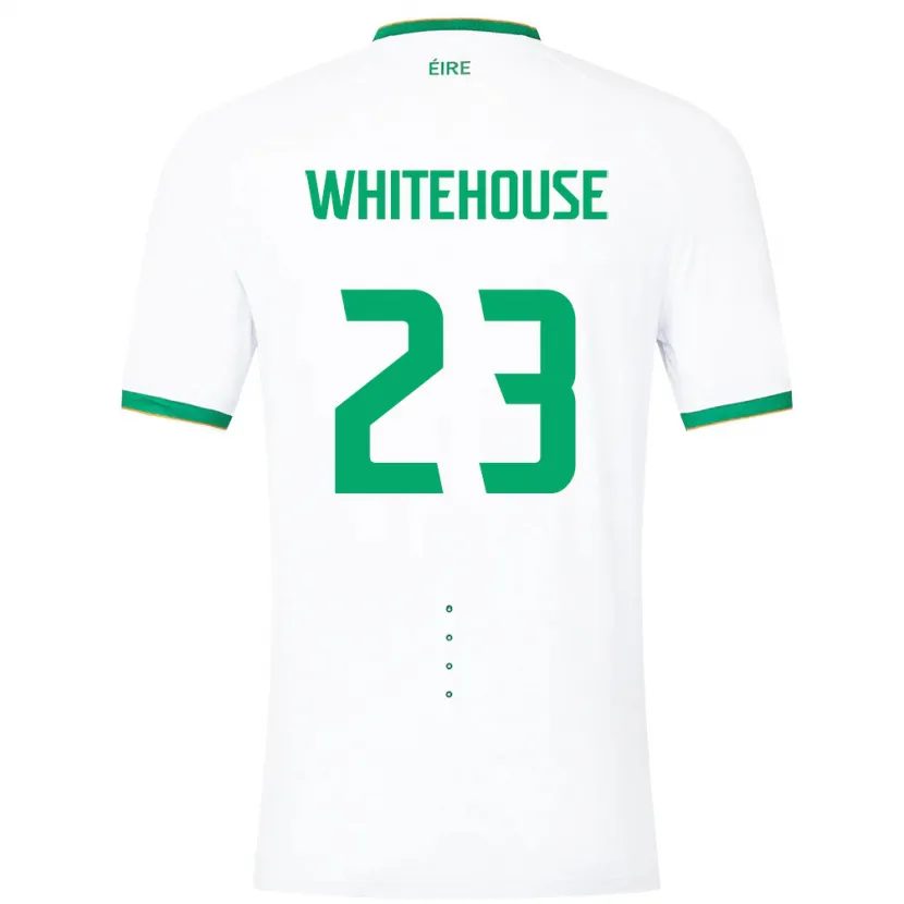 Danxen Kobiety Irlandia Sophie Whitehouse #23 Biały Wyjazdowa Koszulka 24-26 Koszulki Klubowe